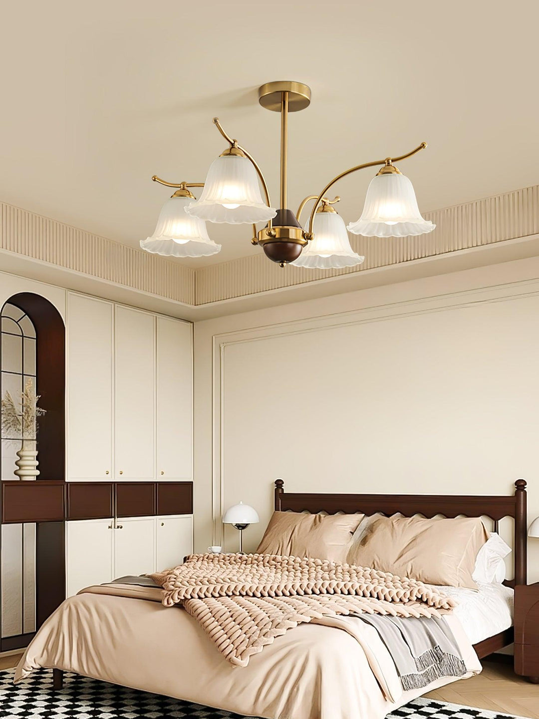 Flora Brass Chandelier - Vakkerlight