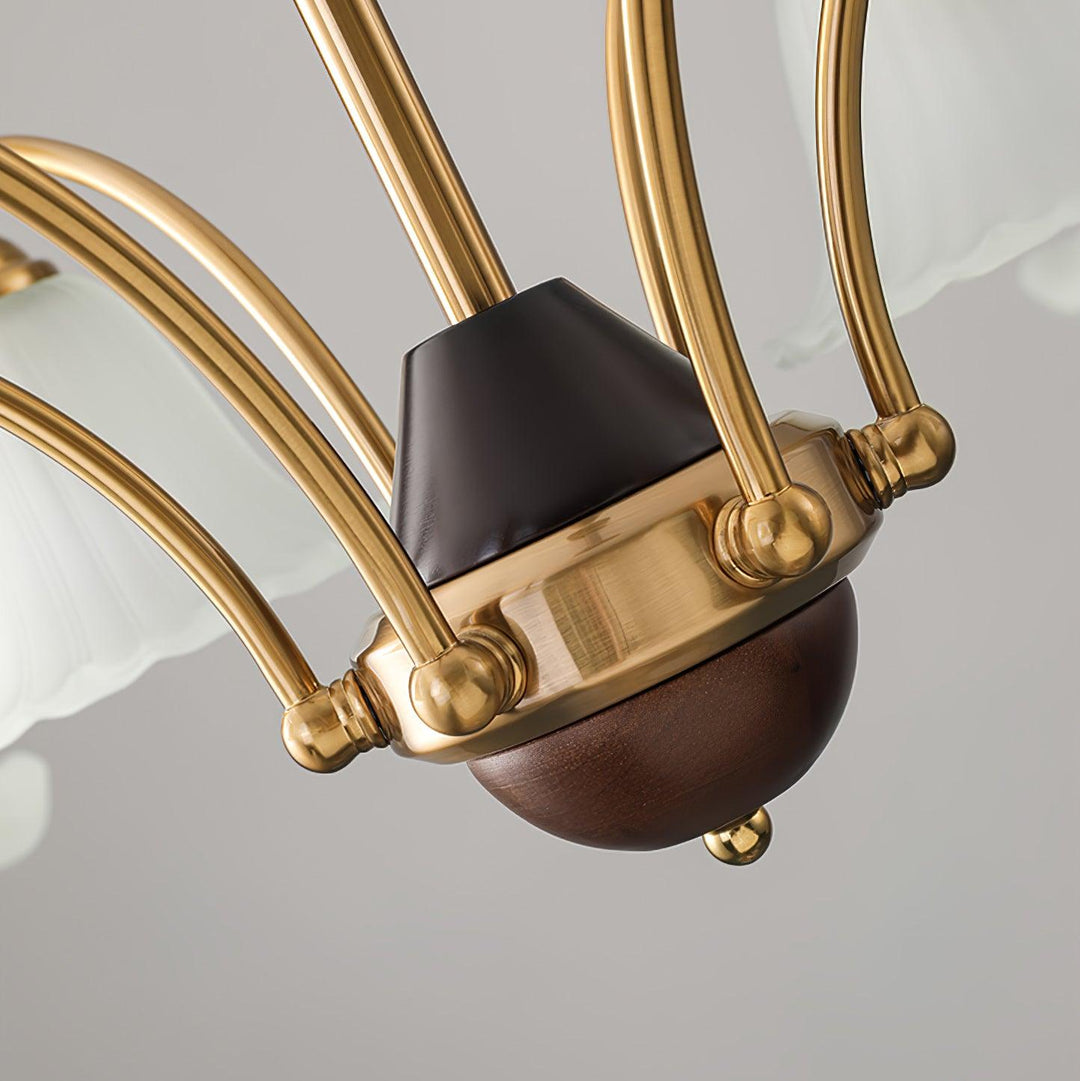 Flora Brass Chandelier - Vakkerlight