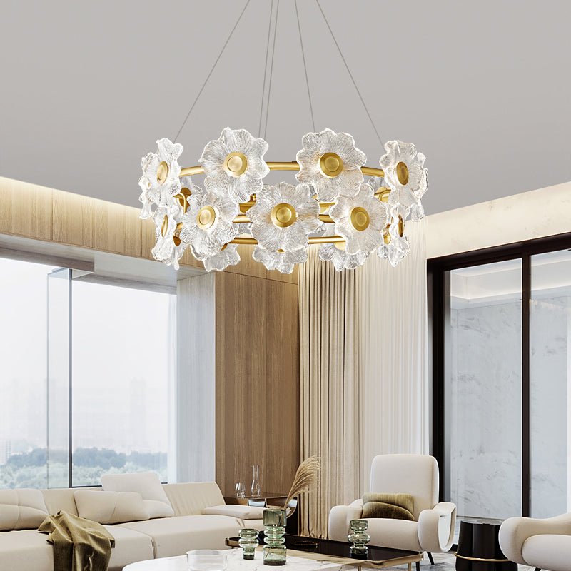 Flora Glass Chandelier - Vakkerlight