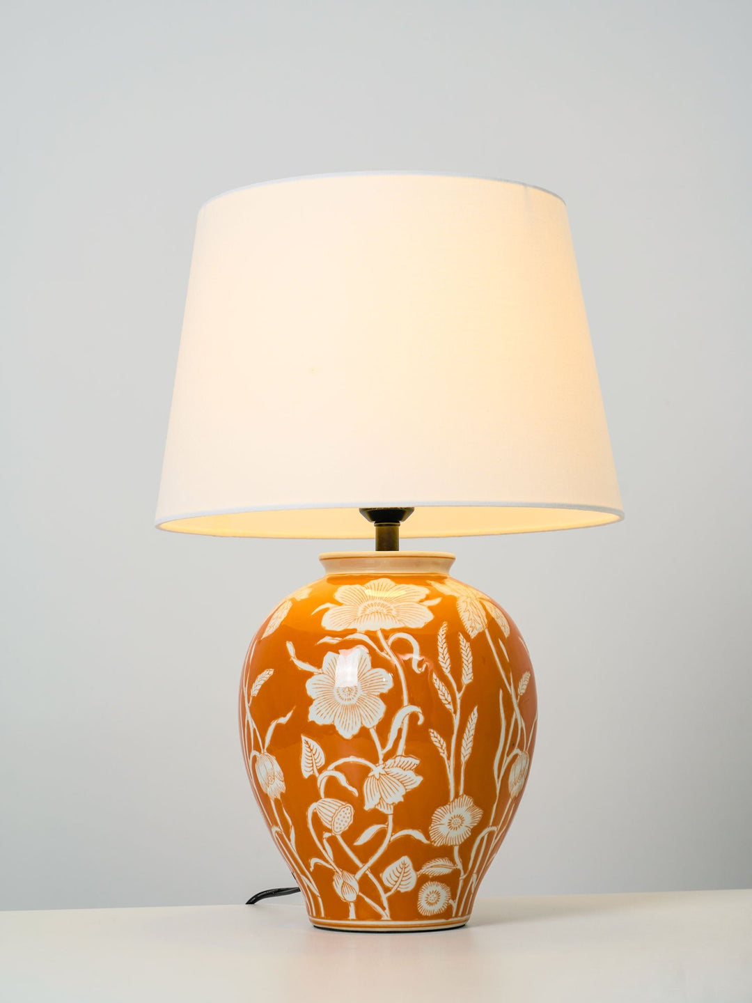 Floral Ceramic Table Lamp - Vakkerlight