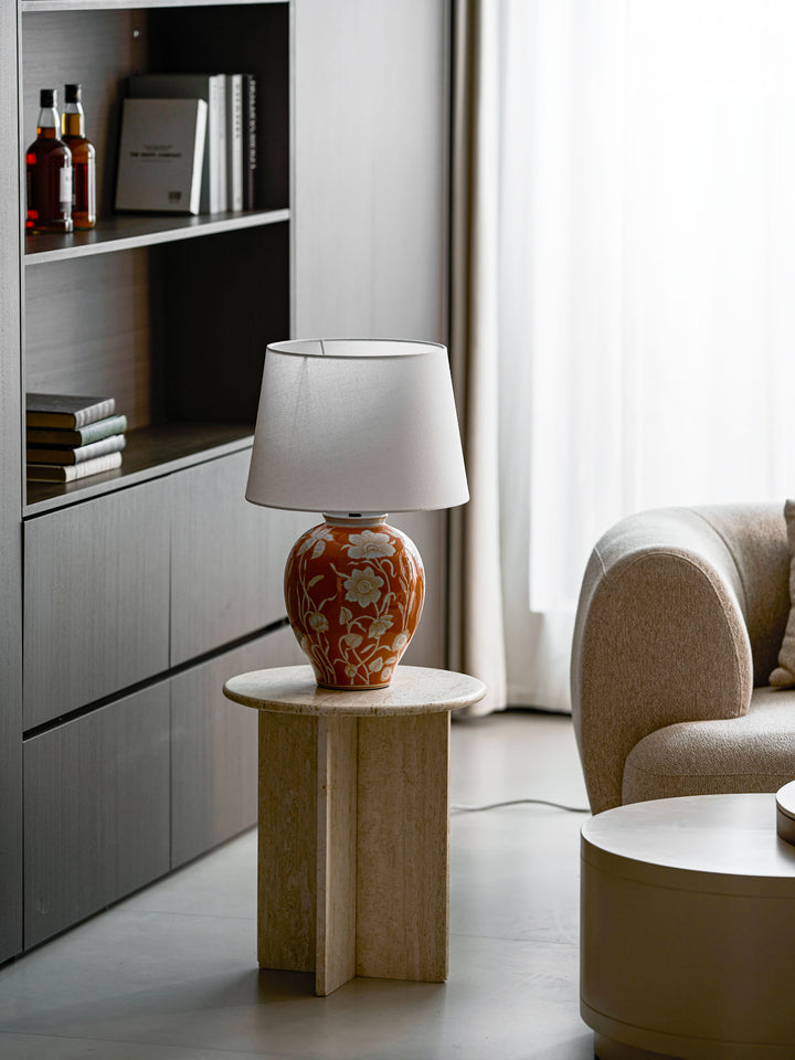 Floral Ceramic Table Lamp - Vakkerlight