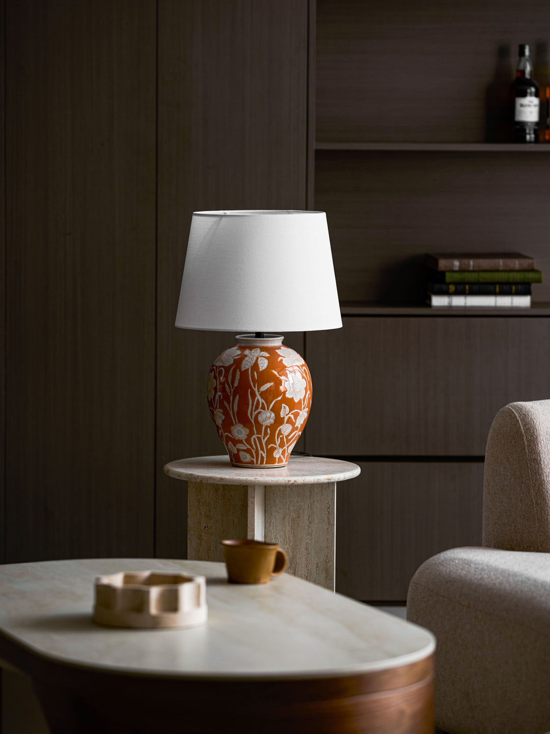 Floral Ceramic Table Lamp - Vakkerlight