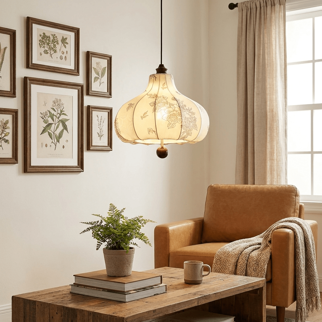 Floral Lantern Pendant Lamp - Vakkerlight