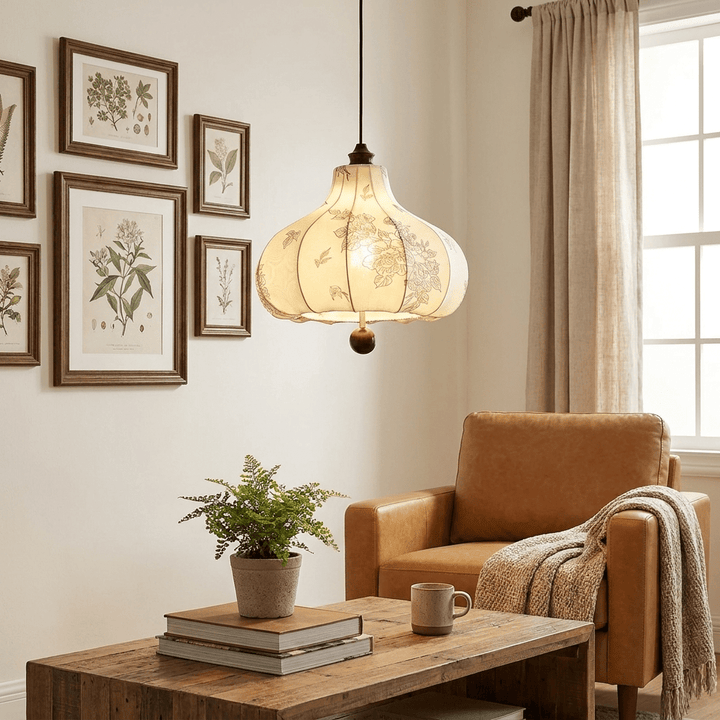Floral Lantern Pendant Lamp - Vakkerlight