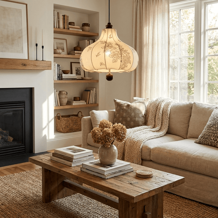 Floral Lantern Pendant Lamp - Vakkerlight