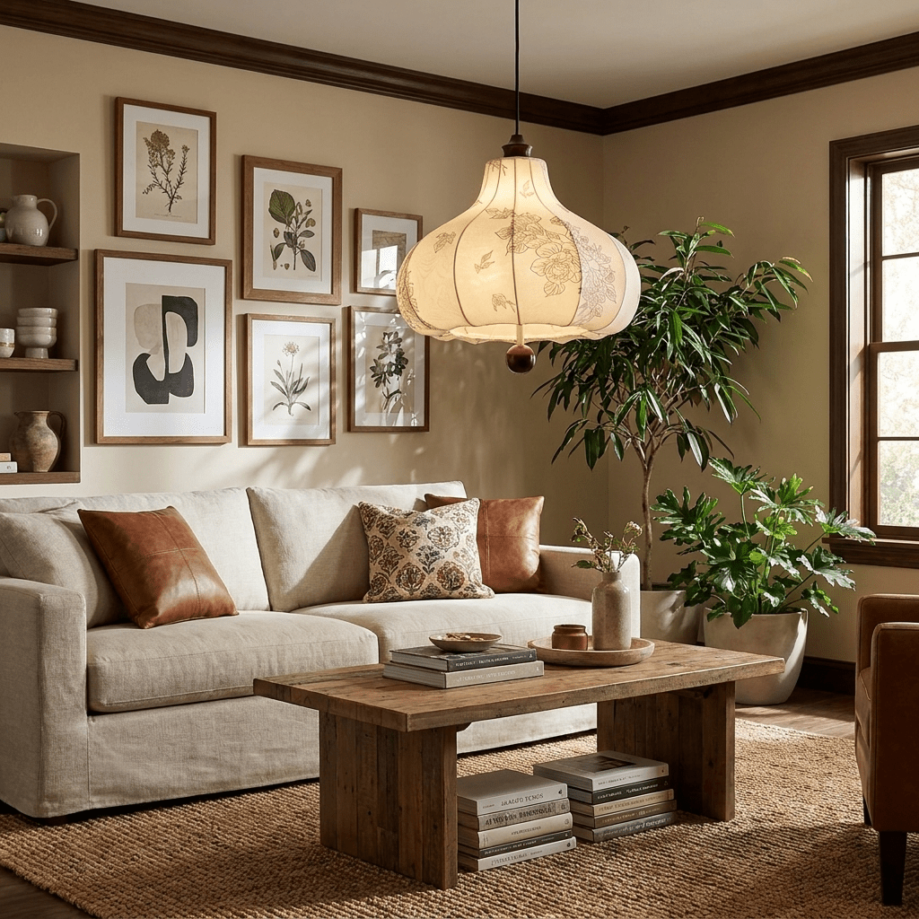 Floral Lantern Pendant Lamp - Vakkerlight