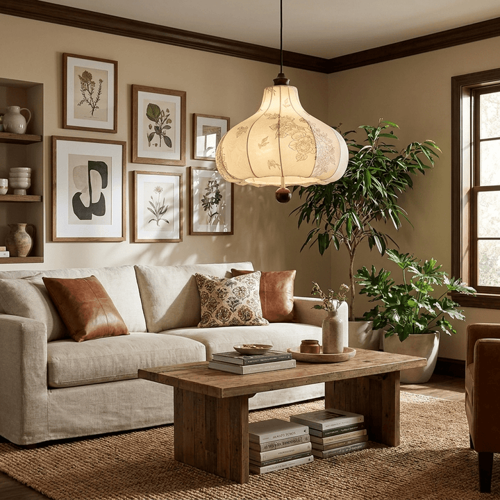 Floral Lantern Pendant Lamp - Vakkerlight