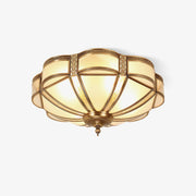 Floral Brass Ceiling Lamp - Vakkerlight