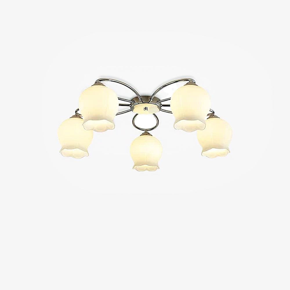 Floral Glass Ceiling Lamp - Vakkerlight