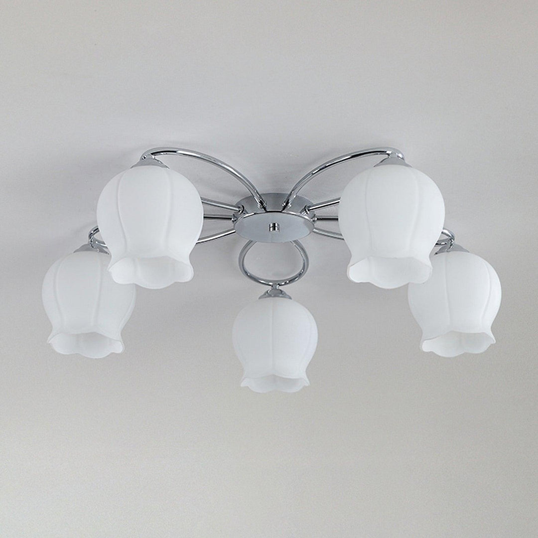 Floral Glass Ceiling Lamp - Vakkerlight