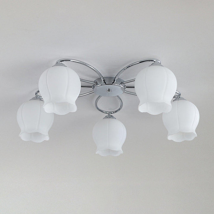 Floral Glass Ceiling Lamp - Vakkerlight