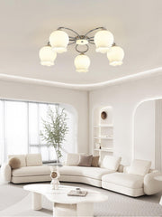 Floral Glass Ceiling Lamp - Vakkerlight