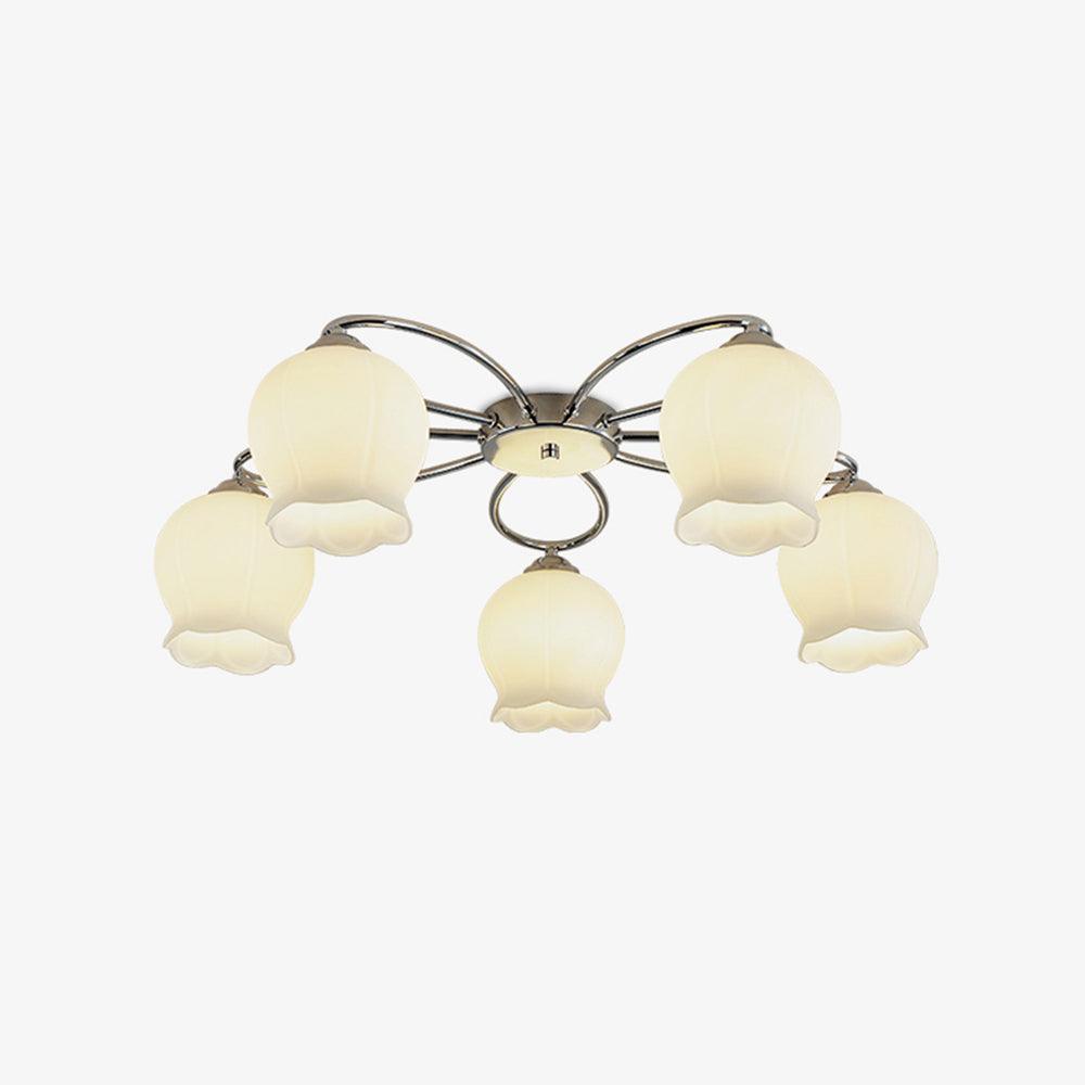 Floral Glass Ceiling Lamp - Vakkerlight