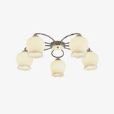 Floral Glass Ceiling Lamp