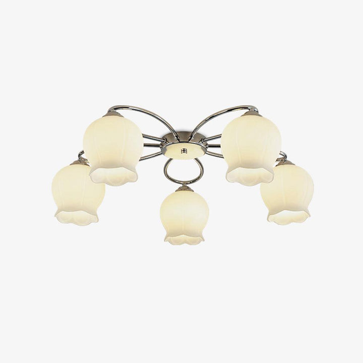 Floral Glass Ceiling Lamp - Vakkerlight