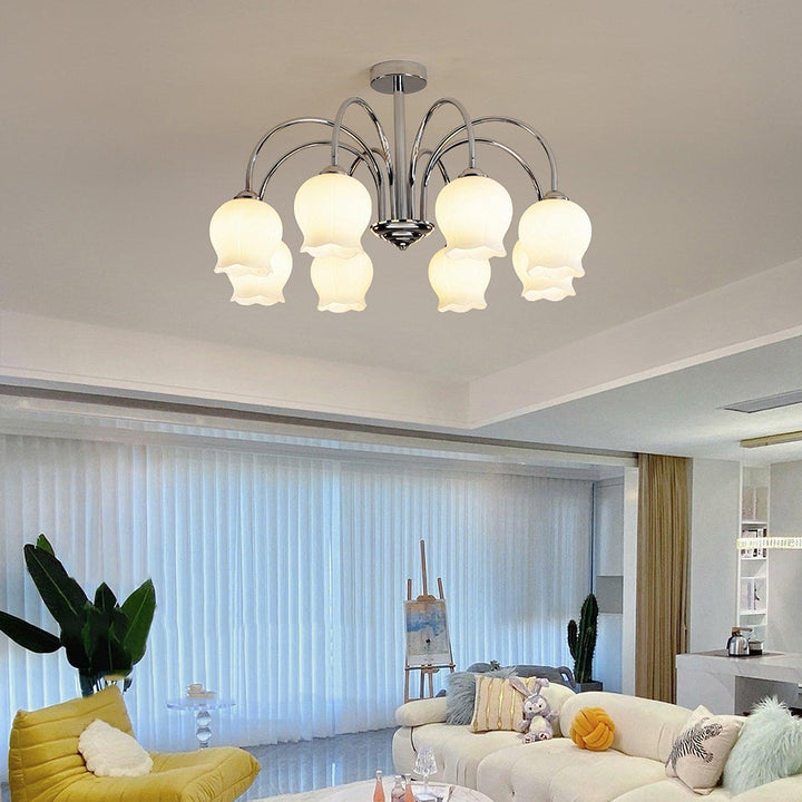 Floral Glass Chandelier - Vakkerlight