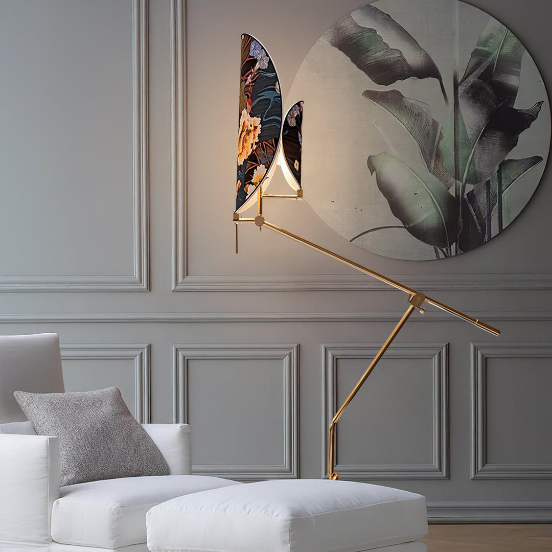 Floral Nocturne Floor Lamp - Vakkerlight