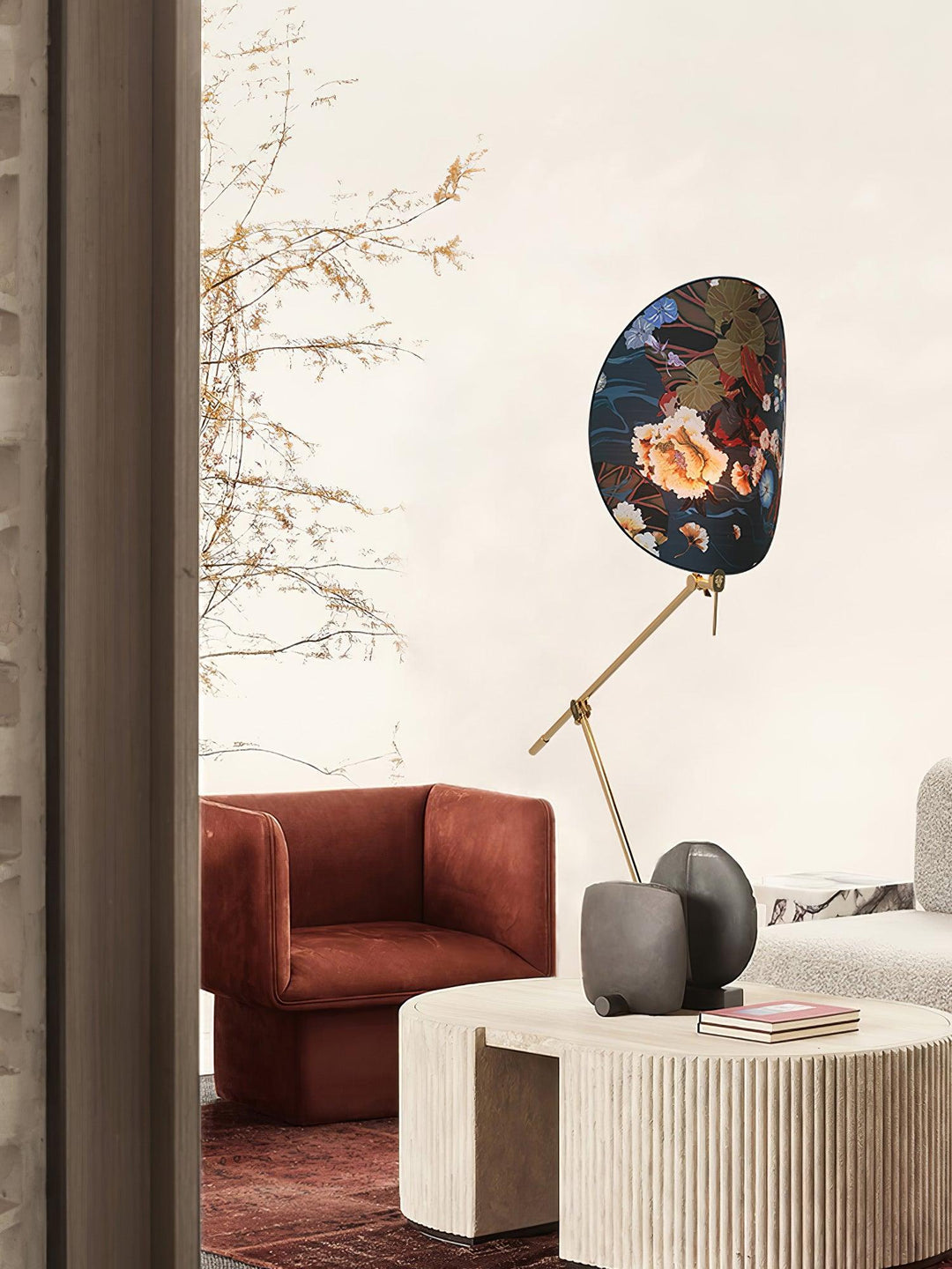 Floral Nocturne Floor Lamp - Vakkerlight