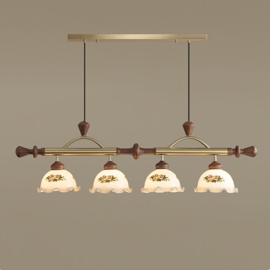 Floral Patterned Multi Pendant Light - Vakkerlight