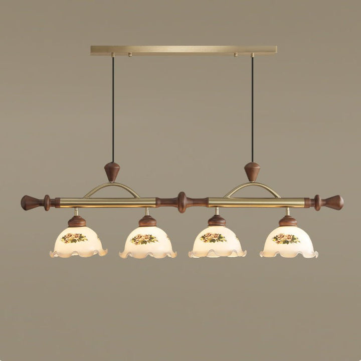 Floral Patterned Multi Pendant Light - Vakkerlight