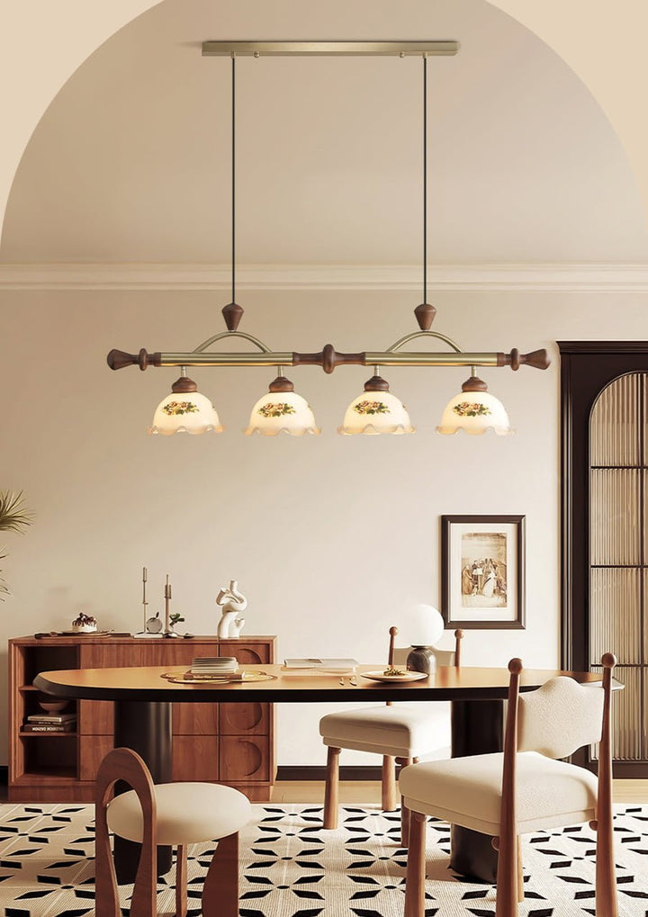 Floral Patterned Multi Pendant Light - Vakkerlight