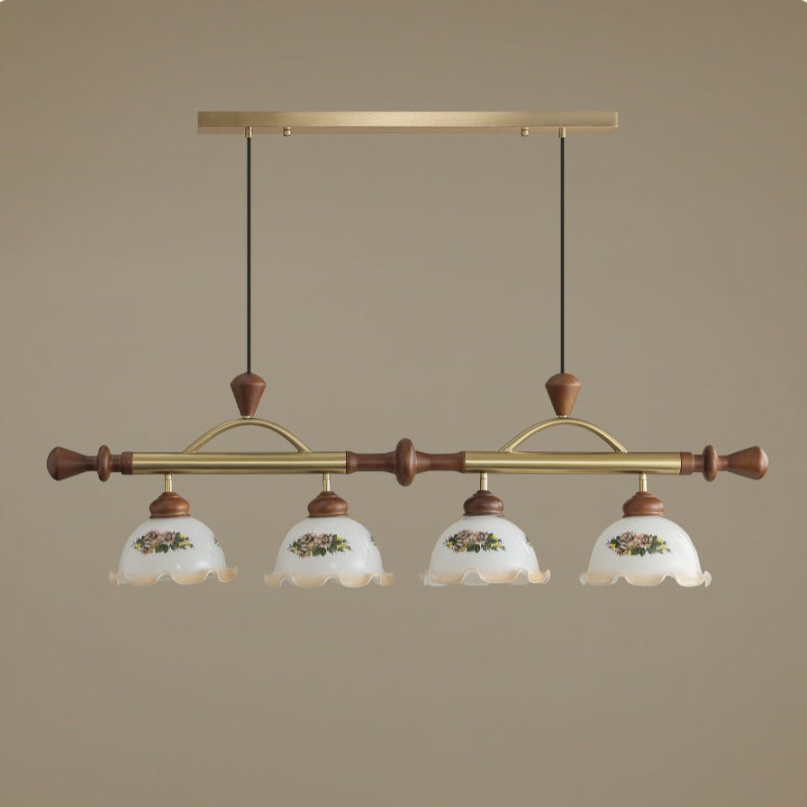 Floral Patterned Multi Pendant Light - Vakkerlight