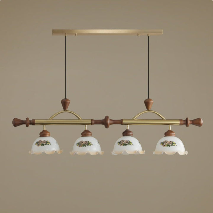 Floral Patterned Multi Pendant Light - Vakkerlight