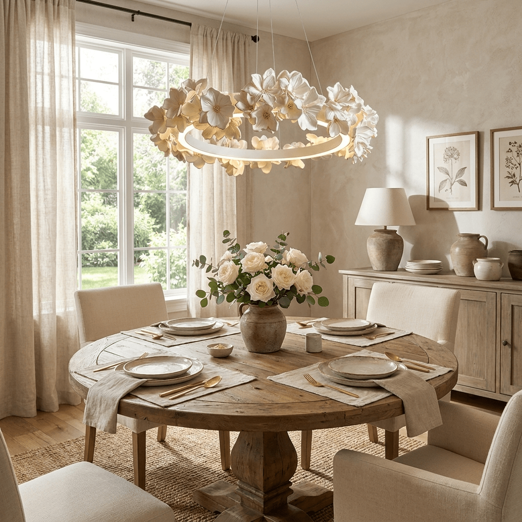 Floral Wreath Chandelier - Vakkerlight