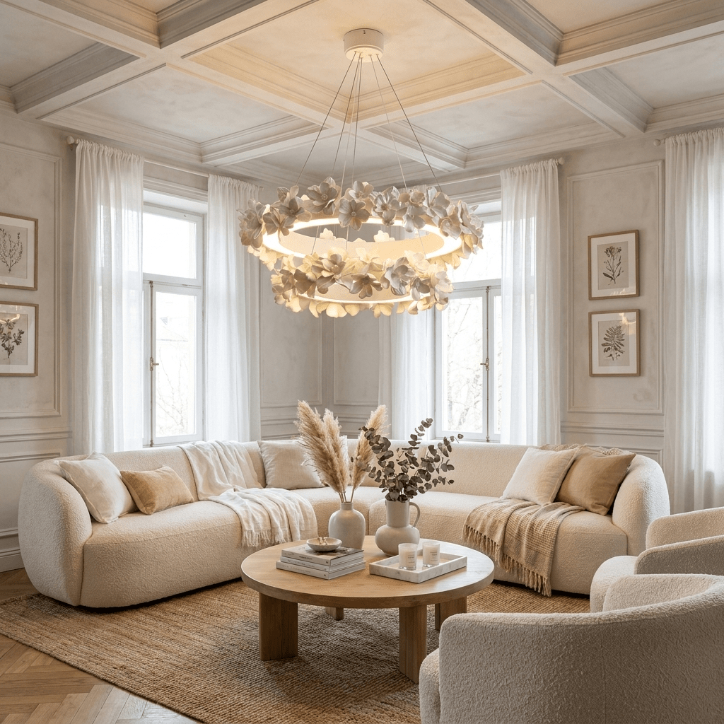 Floral Wreath Chandelier - Vakkerlight