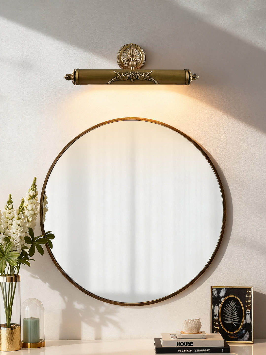Florence Brass Wall Light - Vakkerlight