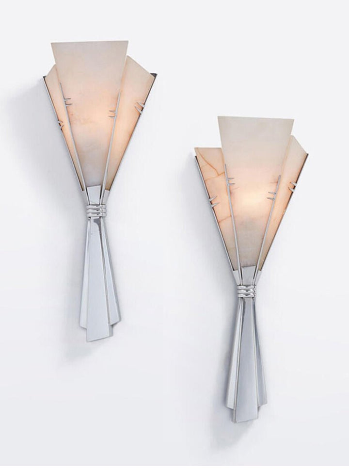 Florent Alabaster Fan Wall Sconce - Vakkerlight