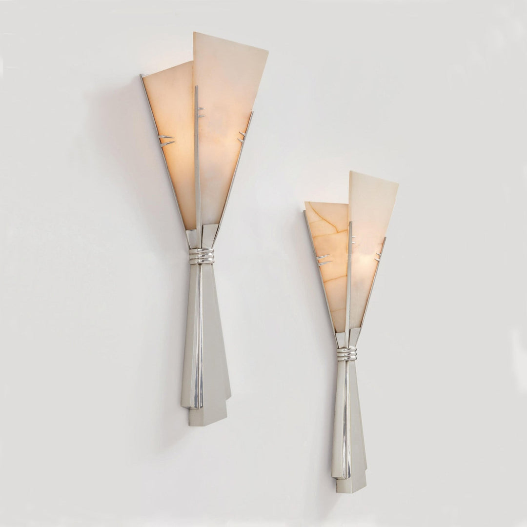 Florent Alabaster Fan Wall Sconce - Vakkerlight