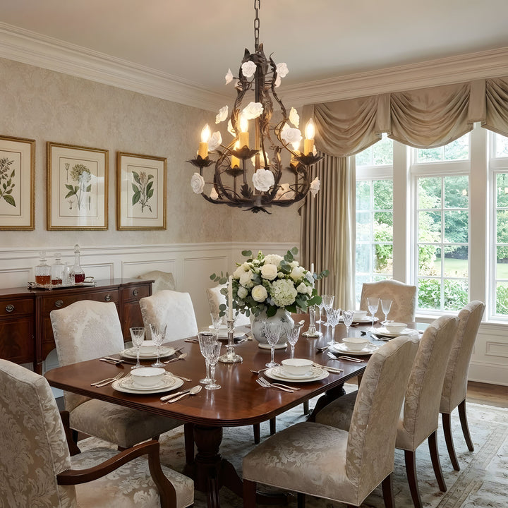 Florentine Rose Garden Chandelier - Vakkerlight