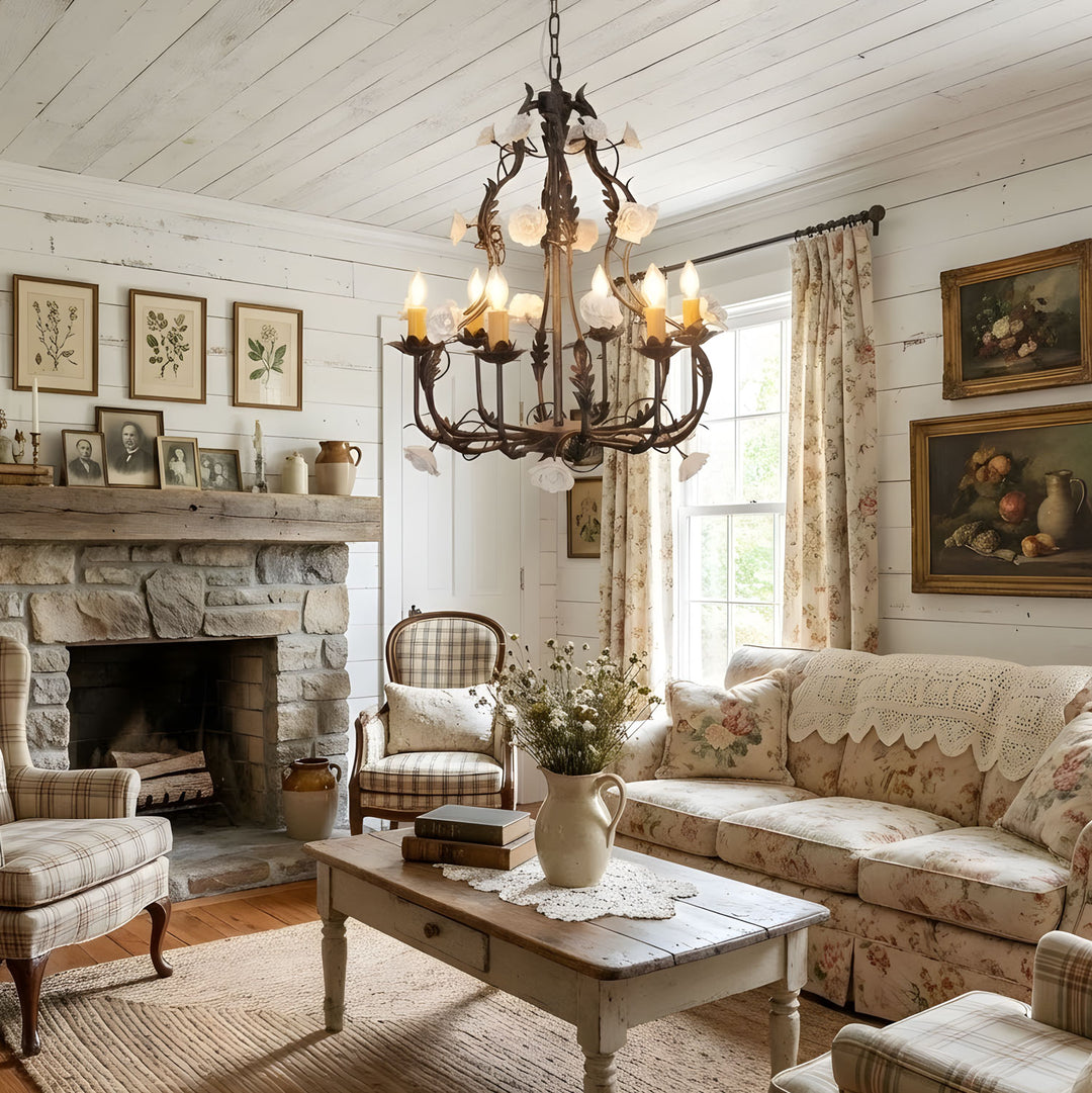 Florentine Rose Garden Chandelier - Vakkerlight