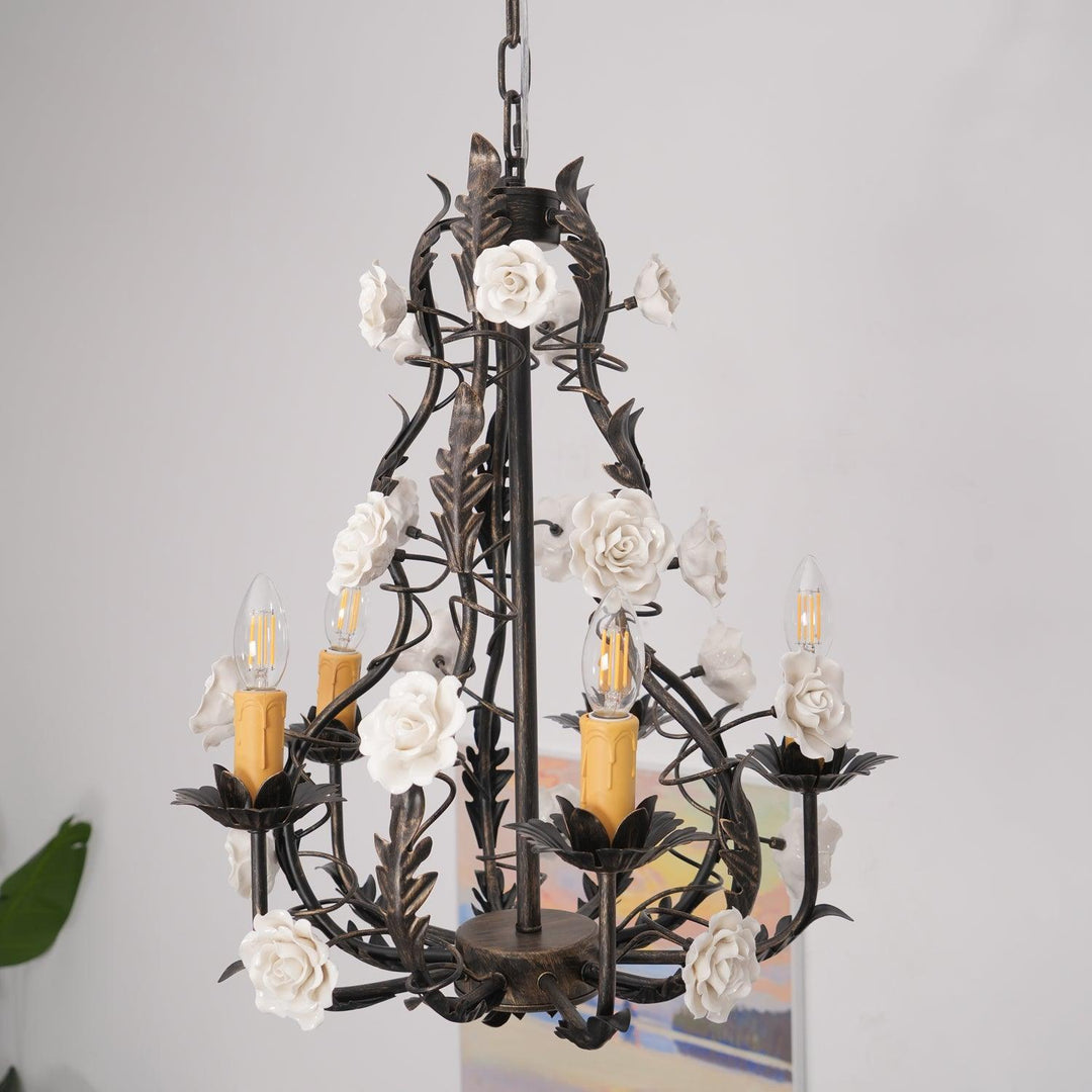 Florentine Rose Garden Chandelier - Vakkerlight