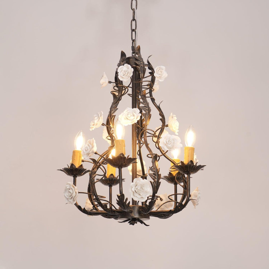 Florentine Rose Garden Chandelier - Vakkerlight