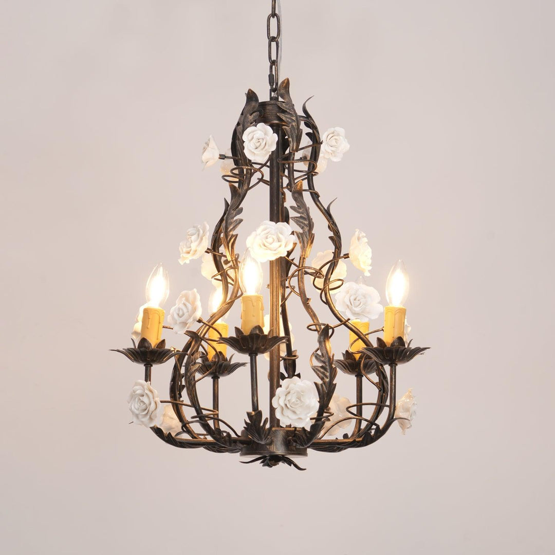 Florentine Rose Garden Chandelier - Vakkerlight