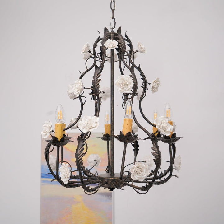 Florentine Rose Garden Chandelier - Vakkerlight