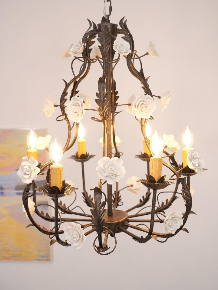 Florentine Rose Garden Chandelier - Vakkerlight