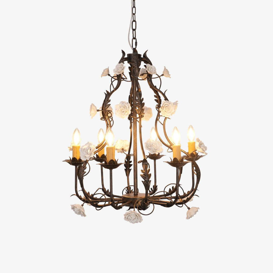 Florentine Rose Garden Chandelier - Vakkerlight