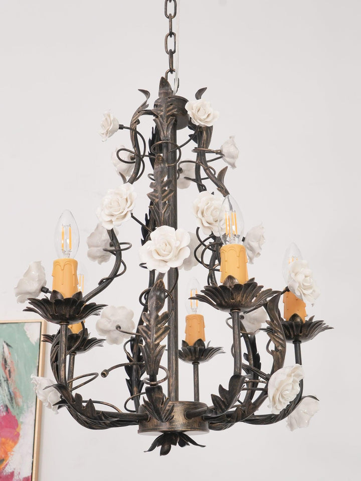 Florentine Rose Garden Chandelier - Vakkerlight