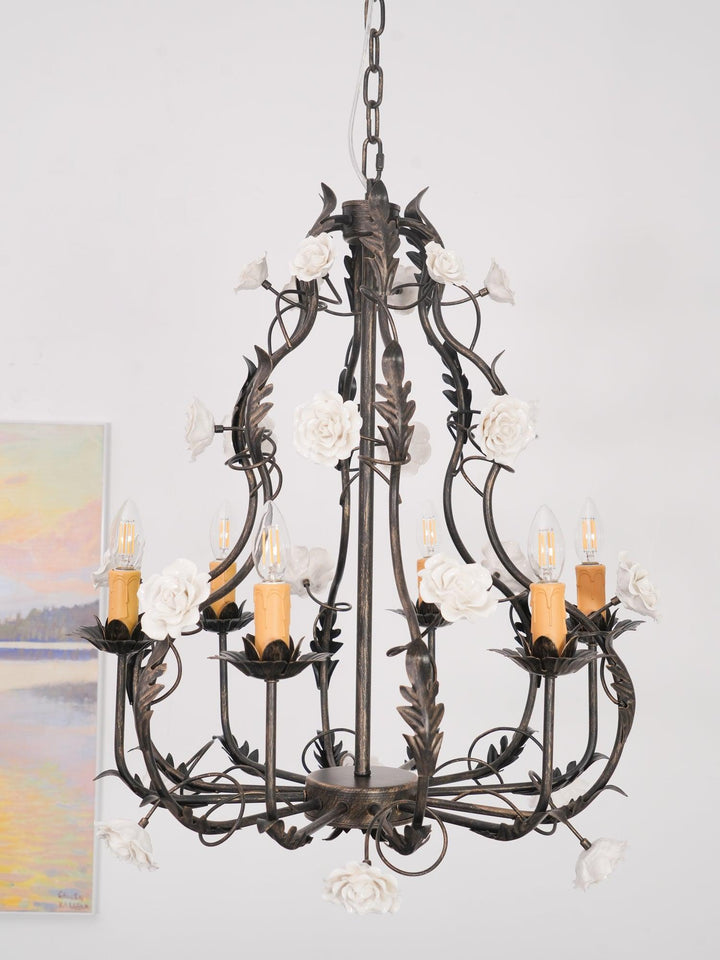 Florentine Rose Garden Chandelier - Vakkerlight