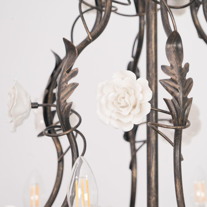 Florentine Rose Garden Chandelier - Vakkerlight