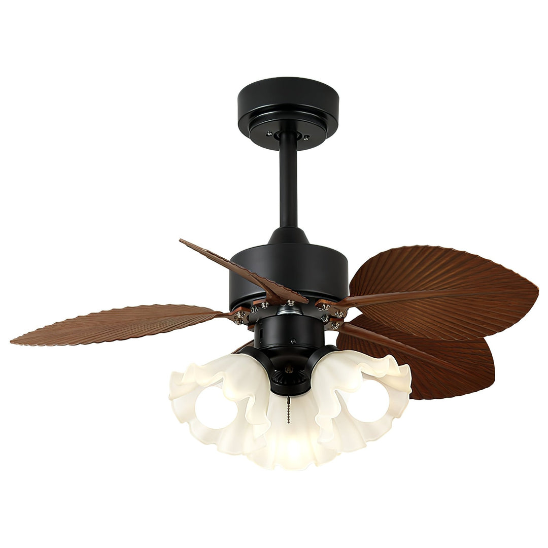 Floriva Leaf Ceiling Fan Light - Vakkerlight