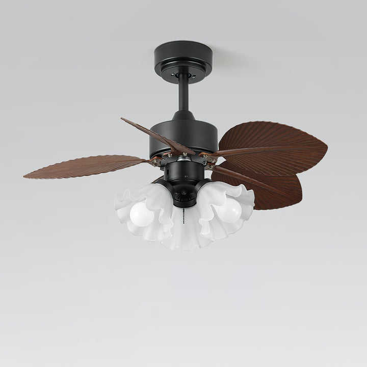 Floriva Leaf Ceiling Fan Light - Vakkerlight