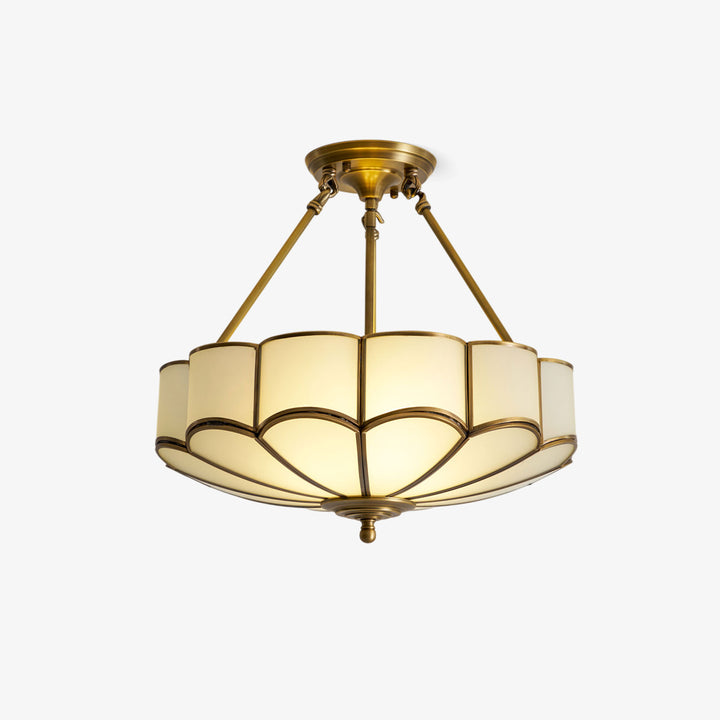 Plafonnier Flower Shape en Verre