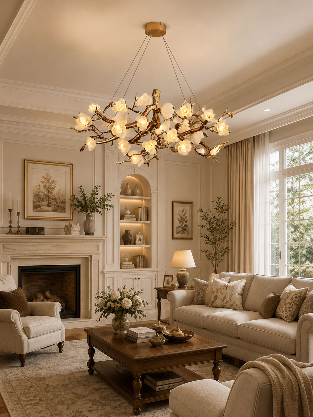 Branch Flower Chandelier