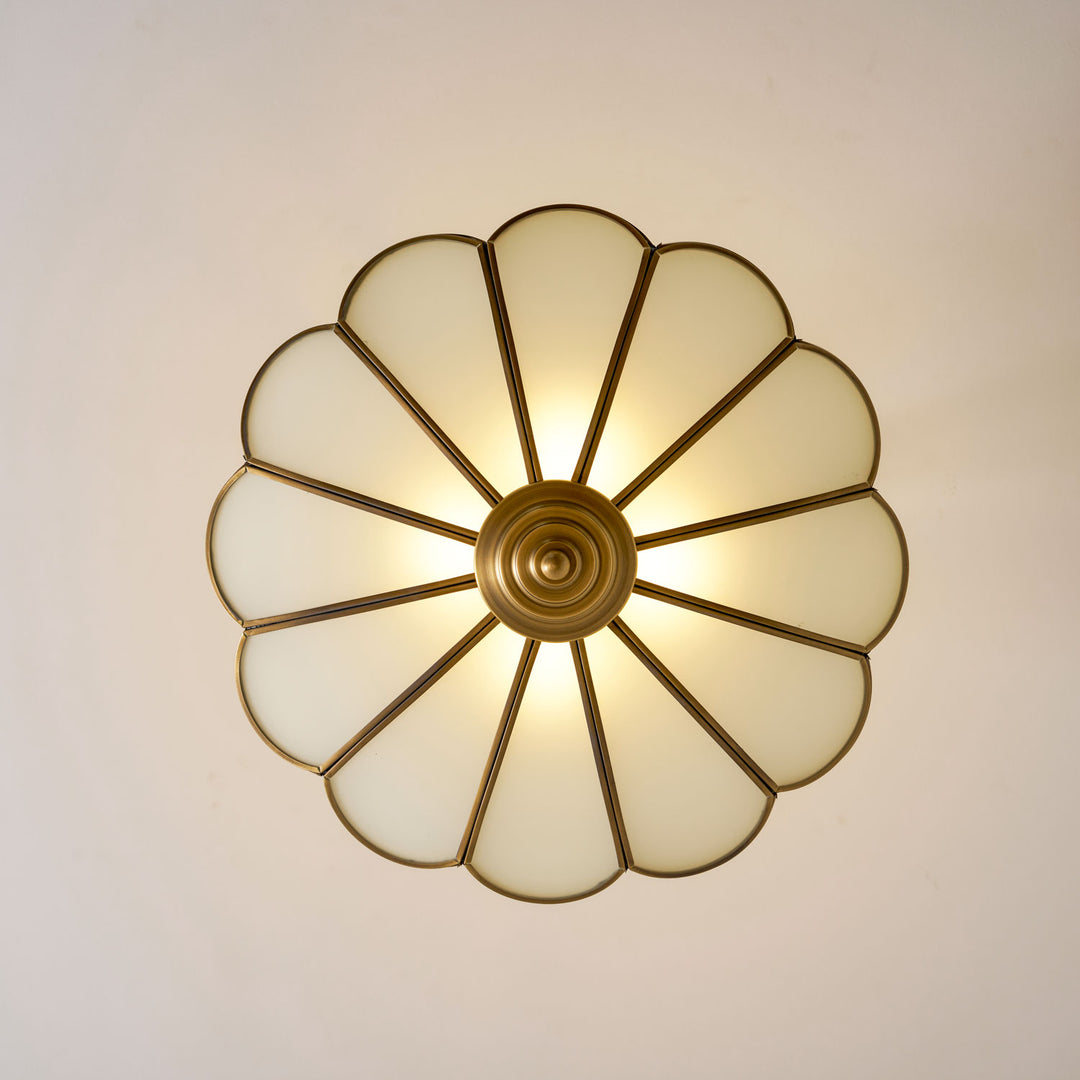 Plafonnier Flower Shape en Verre