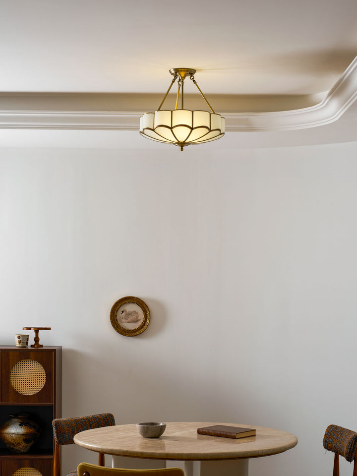 Plafonnier Flower Shape en Verre