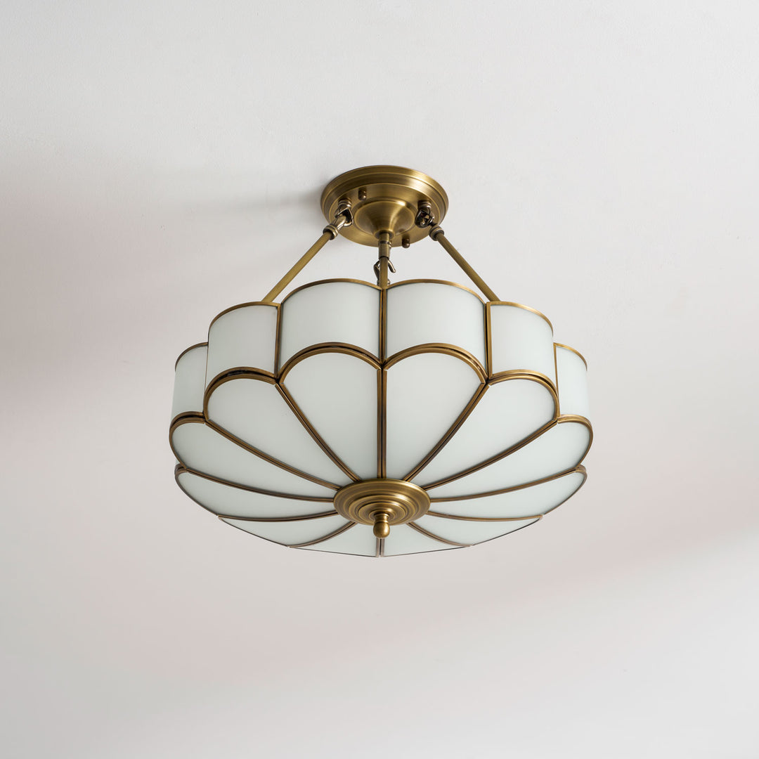 Plafonnier Flower Shape en Verre